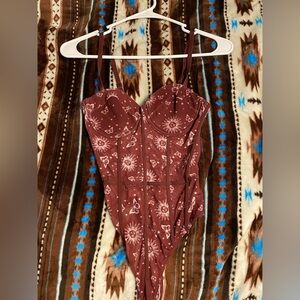 Rue21 Burgundy Women’s Bodysuit